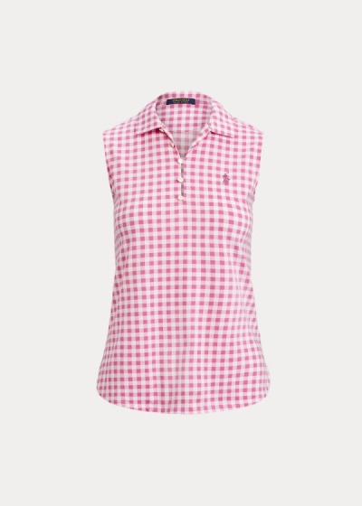 Polo Ralph Lauren Gingham Sleeveless Golf Mulher 41890-PGBQ